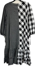 Load image into Gallery viewer, Grey Checkered Dress