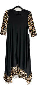 Exclusive Leopard Ruffle Dress